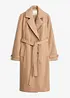 Trench invernale in simil lana, bonprix