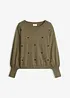 Maglione in filato fine misto viscosa, bonprix