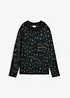 Maglione leopardato in filato fine, bonprix