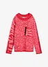 Maglione leopardato in filato fine, bonprix