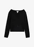 Cardigan corto in filato fine, bonprix