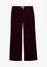 Pantaloni in velluto a coste di misto cotone elasticizzato, bonprix