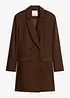 Blazer lungo in punto di Roma, bonprix