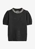 Maglione con strass, bonprix