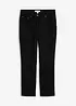 Pantaloni in twill di misto cotone elasticizzato, bonprix