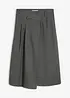 Gonna midi in misto viscosa, bonprix