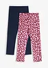 Leggings Lurchi in misto cotone biologico elasticizzato (pacco da 2), Lurchi