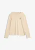 Maglia a maniche lunghe in cotone biologico pesante, bonprix