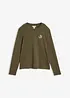Maglia a maniche lunghe in cotone biologico pesante, bonprix