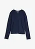 Maglia a maniche lunghe in misto viscosa elasticizzato, bonprix