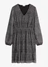 Abito in jersey e mesh fine, bonprix