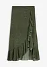 Gonna di chiffon con effetto incrociato, bonprix