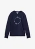 Maglia a maniche lunghe con cotone pesante, bonprix