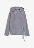 Maglia con cappuccio in interlock con cotone biologico, bonprix