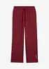 Pantaloni in felpa di misto cotone biologico elasticizzato, bonprix