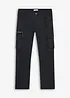 Pantaloni cargo classic fit elasticizzati con elastico in vita, straight, bonprix