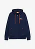 Felpa regular fit con zip e cappuccio, bonprix