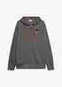Felpa regular fit con zip e cappuccio, bonprix