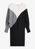 Abito in maglia con maniche a pipistrello, bonprix