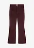 Pantaloni bootcut in velluto a coste di misto cotone, bonprix