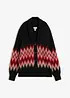 Cardigan con motivo norvegese, bonprix