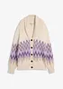 Cardigan con motivo norvegese, bonprix