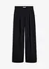 Pantaloni in misto viscosa effetto lana, bonprix