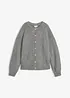 Cardigan con bottoni a forma di cuore, bonprix