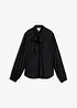 Blusa in puro modal con sciarpina integrata, bonprix