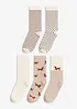 Calzini con cotone biologico (pacco da 5 paia), bonprix