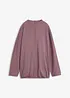 Maglia a maniche lunghe in cotone biologico pesante, bonprix