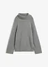 Maglione a collo alto con cucitura decorativa, bonprix