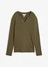 Maglia a maniche lunghe in misto viscosa morbido, bonprix