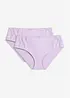 Slip alto con pizzo delicato (pacco da 2), bonprix