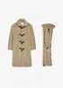 Cappotto prémaman in pile teddy 3 in 1 con inserto babywearing, bonprix