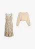 Abito prémaman / da allattamento  3 in 1 con maglione coordinato (set 2 pezzi), bonprix