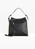 Borsa a tracolla con dettagli in teddy, bonprix
