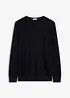 Maglione in filato fine con lana merino, bonprix