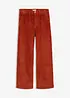 Pantaloni in velluto a coste di misto cotone, bonprix