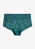 Culotte a vita alta con pizzo, bonprix