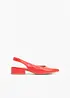 Décolleté slingback con tacco basso, bonprix
