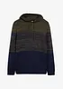 Maglione in filato fine con cappuccio, regular fit, bonprix