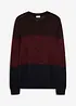 Maglione con taglio comfort in filato fine di misto cotone morbido, bonprix