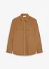 Camicia di velluto a coste elasticizzato con cotone, bonprix