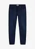 Jogger di jeans regular fit con vita regolabile, straight, bonprix
