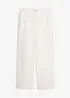 Pantaloni in tessuto misto lino e cotone, bonprix