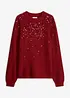 Maglione con paillettes, bonprix