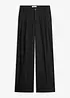 Pantaloni a palazzo con pinces, bonprix