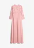 Abito lungo con pizzo, bonprix