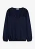 Maglia a maniche lunghe con pizzo, bonprix